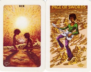 Sun & Page of Swords