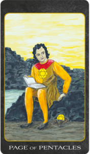 Page of Pentacles, Tarot House